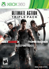 Ultimate Action Triple Pack PAL Xbox 360 PAL box art